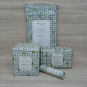 🍃 BEEKMAN 1802 Goat Milk Glacial Mint & Eucalyptus Bundle Set of 4🍃